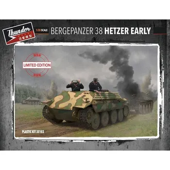 Plastikový model Thunder model 1/35 Bergepanzer 38 Hetzer Early Limited Bonus Edition