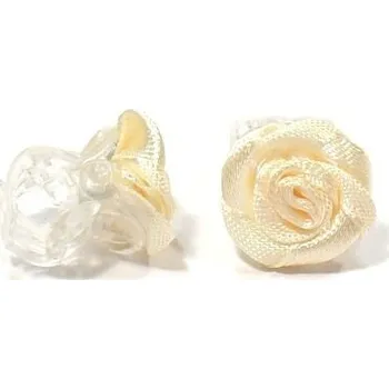 SALON Komplet Vlasové doplňky Skřipeček s růžičkou 1ks - béžový