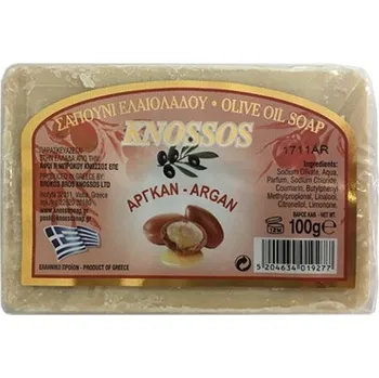 Mýdlo Knossos přírodní olivové mýdlo arganové 100 g
