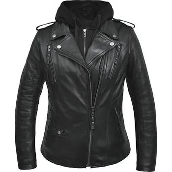 Dámská casual bunda bunda dámská křivák (set mikina+bunda) UNIK - S