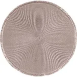 Prostírání kulaté CARIBI béžová Ø 38 cm Mybesthome