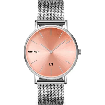 Hodinky Millner Mayfair Silver Pink 39 mm