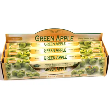 Čajovna Vonné tyčinky Tulasi Green Apple - vůně Zelené jablko - 20 ks - #12