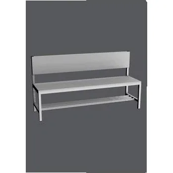 Botník LAV 15 O Šatnová lavice s opěrkou 1,5m Provedení dle popisu