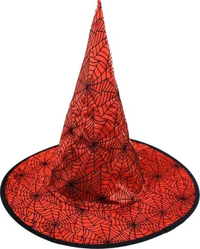 Karnevalový doplněk Rappa Čarodějnický klobouk červený/černý
