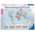 Puzzle Ravensburger Politická mapa světa 1000 dílků