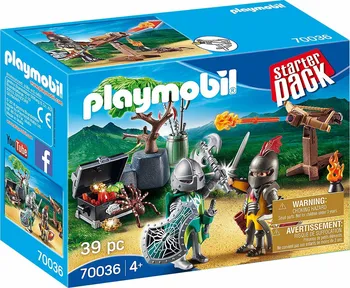 Stavebnice Playmobil Playmobil 70036 Starter Pack Boj o poklad rytířů