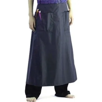 SALON Komplet Kadeřnická zástěra do pasu na stříhání vlasů - černá