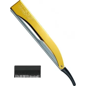 Břitva na holení KIEPE Professional Pro Cut YELLOW kadeřnická břitva s efilačním nástavcem - žlutá