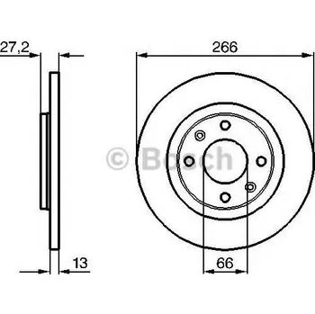 Brzdový kotouč Bosch 0 986 479 B51