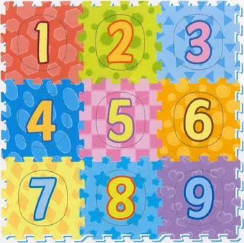 Sun Ta Toys Pěnové puzzle barevná čísla 9 dílků