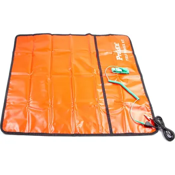 ESD Servisní ESD podložka přenosná 8PK-AS07-1 s uzemňovacím kolíkem a náramkem 65x60cm červená