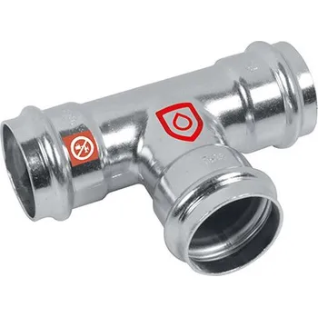 Vodovodní potrubí FRABOPRESS C-STEEL T-kus pravidelný 54 x 54 x 54 mm FPC.C130.54