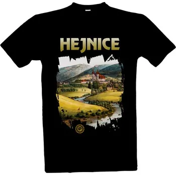 Tričko s potiskem Hejnice 001 / Black pánské