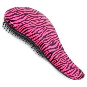 kartáč na vlasy Dtangler kartáč růžová zebra