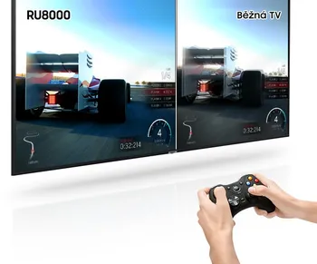 Samsung UE55RU8002 herní režim