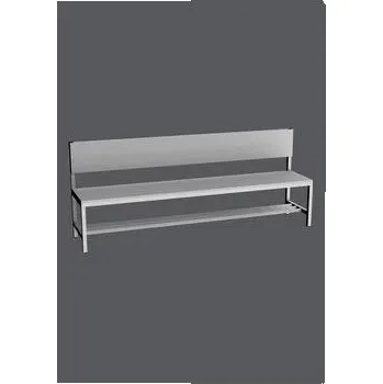 Botník LAV 20 O Šatnová lavice s opěrkou 2 m Provedení dle popisu