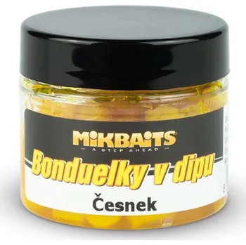 Boilies Mikbaits Bonduelky v dipu 50ml - Česnek