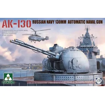 Plastikový model Takom 1/35 Russian Navy 130mm Automatic Naval Gun AK-130