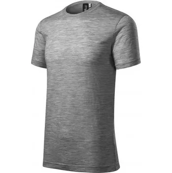 pracovní tričko MALFINI Triko MERINO RISE MAN 190g, různé barvy Velikost XXL tmavě šedý melír