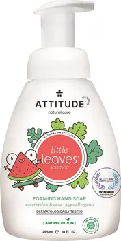 Attitude Little Leaves Dětské pěnivé mýdlo na ruce s vůní melounu a kokosu 295 ml