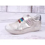 D.D.step Celoroční kožené boty obuv D. D. step 049-969A stříbrné s jednorožcem velikost: 36