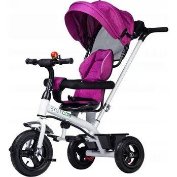 Dětská tříkolka Eco Toys Roseo tříkolka růžová