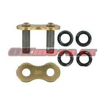 Řetězová sada pro motocykl D.I.D (Japonsko) Nýtovací spojka řetězu DID 520ATV2-zlatá