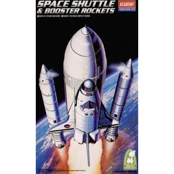 Plastikový model Academy Model Kit Space Shuttle W/booster Rocket MCP 1:288