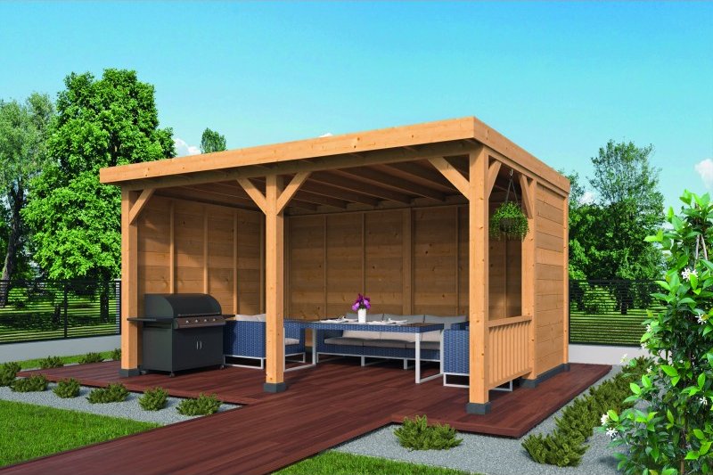 Zastřešená pergola Wezep Tuindeco