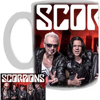 Scorpions - hrnek bílý - a