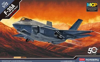 Plastikový model Academy Lockheed F-35A Seven Nation Air Force MCP 1:72