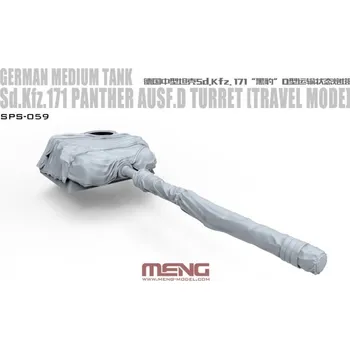 Plastikový model Meng 1/35 German Medium Tank Sd.Kfz.171 Panther Ausf.D Turret (Travel Mode)