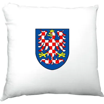 Polštář Polštář saténový s potiskem Polštář - moravská orlice