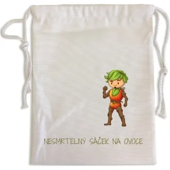 Školní sáček Bavlněný pytlík s potiskem Nesmrtelný sáček