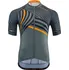 cyklistický dres Silvini Chiani s krátkým rukávem M Charcoal/Orange, S