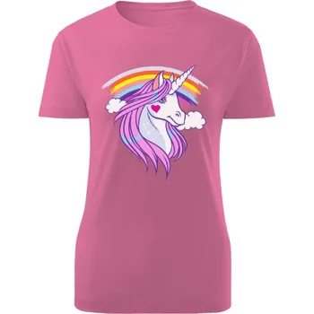 Dámské tričko Tričko s potiskem Jednorožec - pro ní dámské