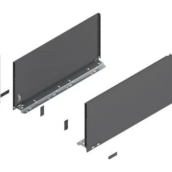 Nábytkové kování BLUM LEGRABOX pure 770F4502S, sada bočnic výška F, délka 450mm, šedá orion