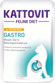 Krmivo pro kočku Kattovit Gastro kuře/rýže 85 g