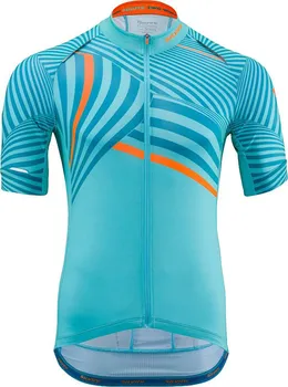 cyklistický dres Silvini Chiani MD1418 s krátkým rukávem Sky/Orange