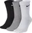 pánské ponožky Nike Everyday Cushion Crew Black/Grey/White 46-50