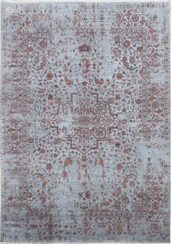 Koberec Diamond Carpets DC-Sirapi Silver/Copper 275 x 365 cm