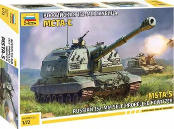 Plastikový model Zvezda MSTA-S Self Propelled Howitzer 1:72