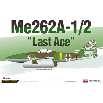 Plastikový model Academy Messerschmitt Me262A-1/2 Last Ace 1:72