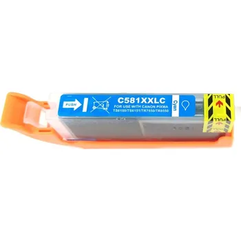 Počítač Inkoustová kazeta - CANON CLI-581C XXL, 1995C001 - cyan - kompatibilní