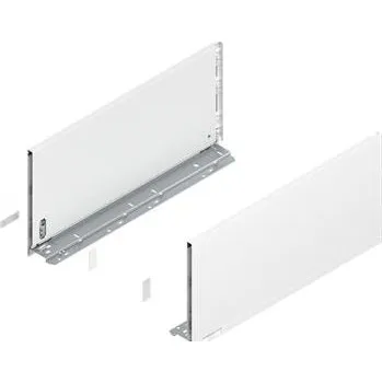 Nábytkové kování BLUM LEGRABOX pure 770F4002S, sada bočnic výška F, délka 400mm, hedvábně bílá