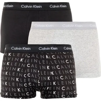 Sada pánského spodního prádla Calvin Klein Low Rise Trunk U2664G-YKS 3-pack