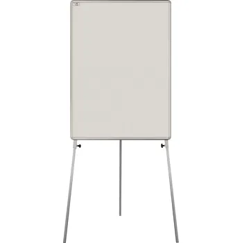 Kancelářský nábytek Bílá magnetická tabule ekoTAB na trojnožce 75x100 V50075100-1100