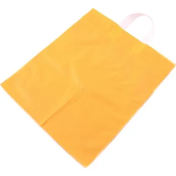 Nákupní taška Taška LDPE 38*46+4 cm s uchem ŽLUTÁ