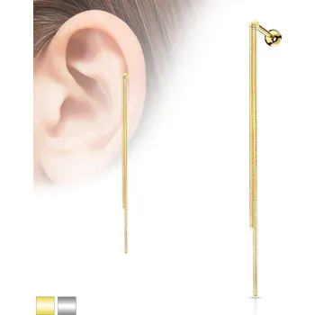 Náušnice Netradiční ocelová náušnice JD28